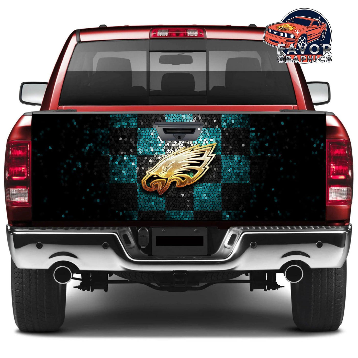 Philadelphia Eagles Tailgate Wraps For Trucks SUV Vinyl Wrap