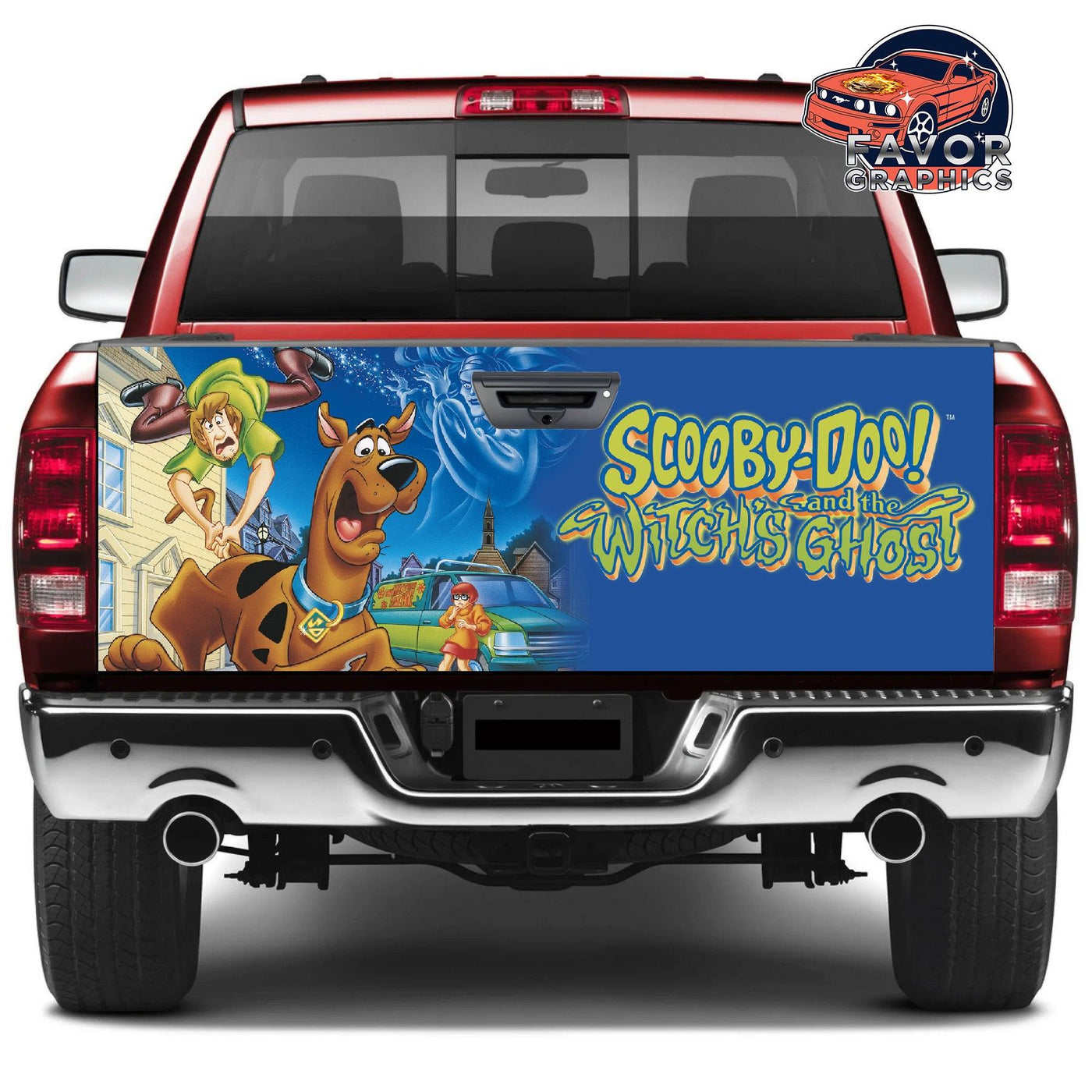 Scooby Doo Tailgate Wraps For Trucks SUV Vinyl Wrap