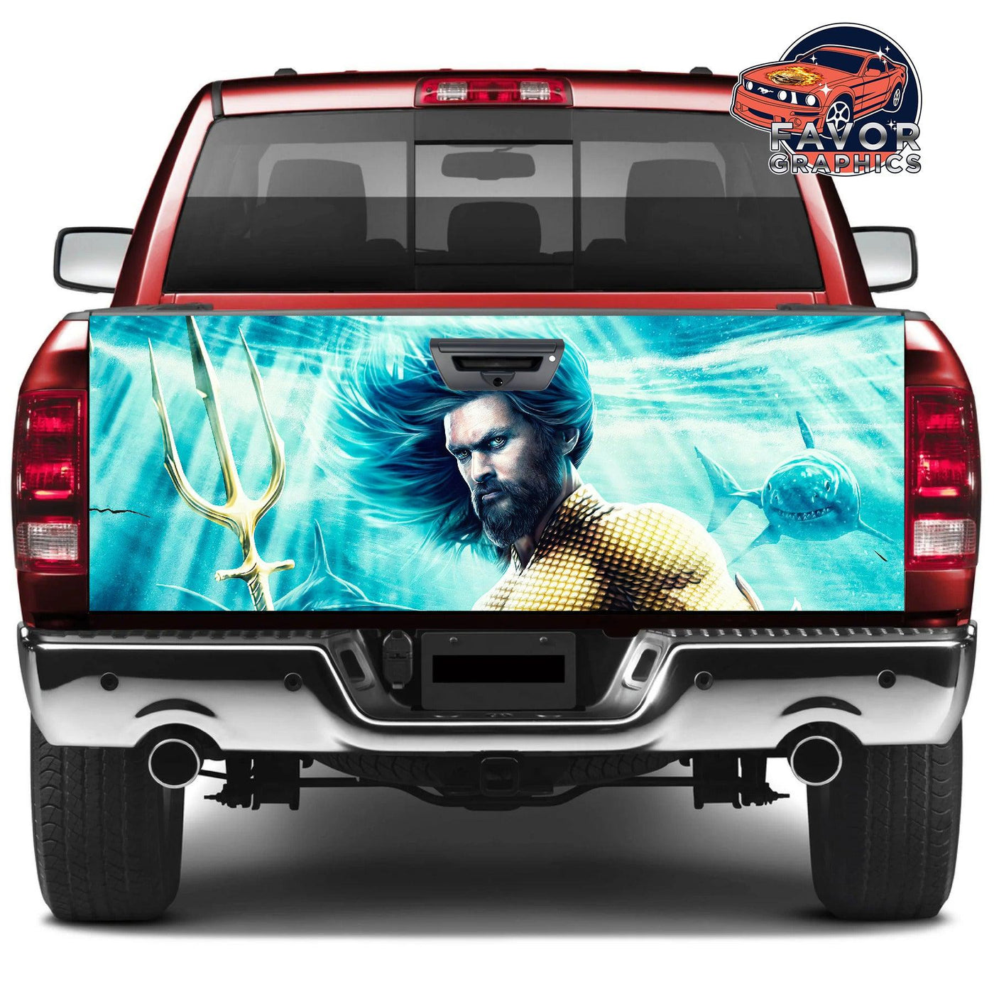 Aquaman Tailgate Wraps For Trucks SUV Vinyl Wrap