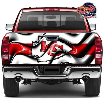 Kansas City Chiefs Tailgate Wraps For Trucks SUV Vinyl Wrap