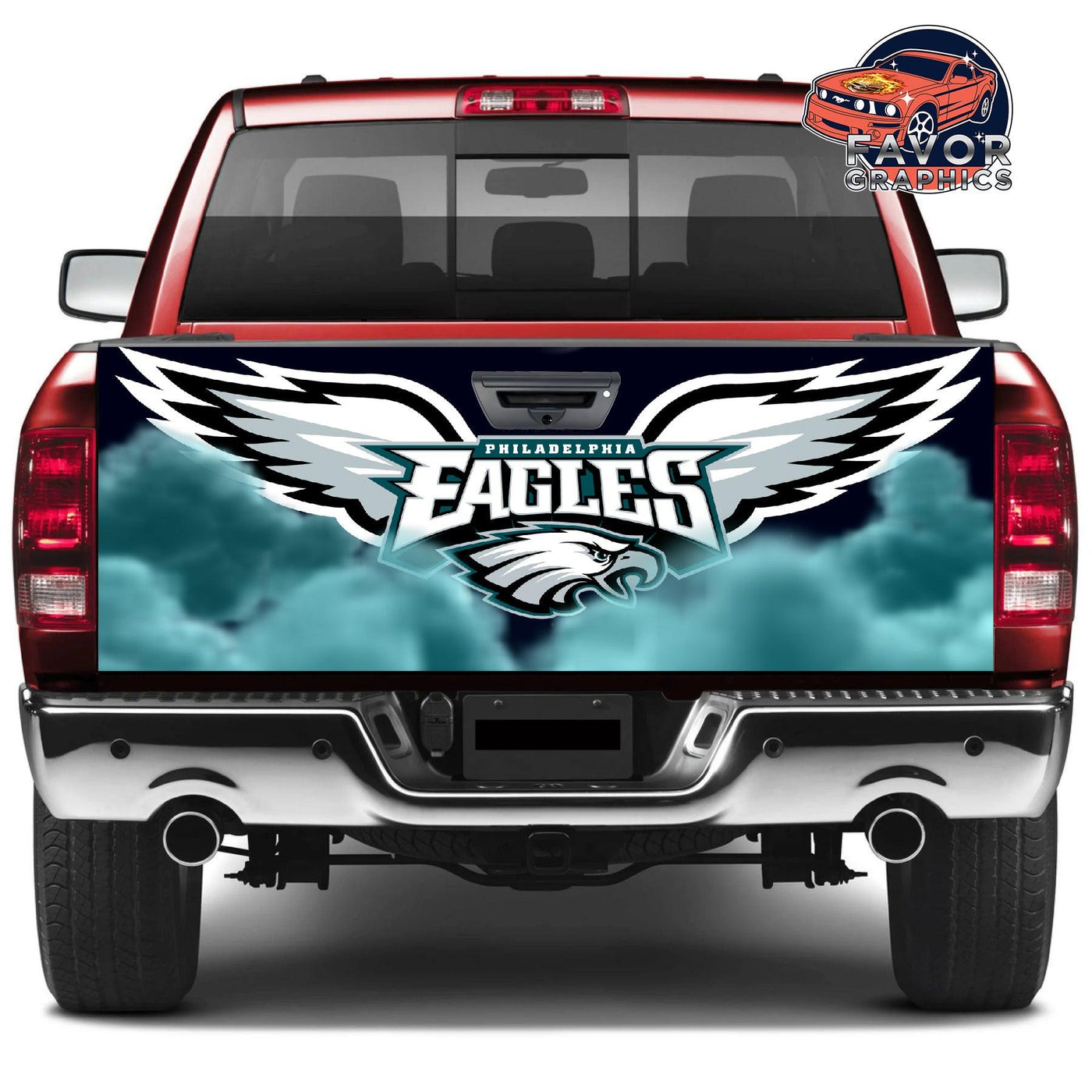 Philadelphia Eagles Tailgate Wraps For Trucks SUV Vinyl Wrap