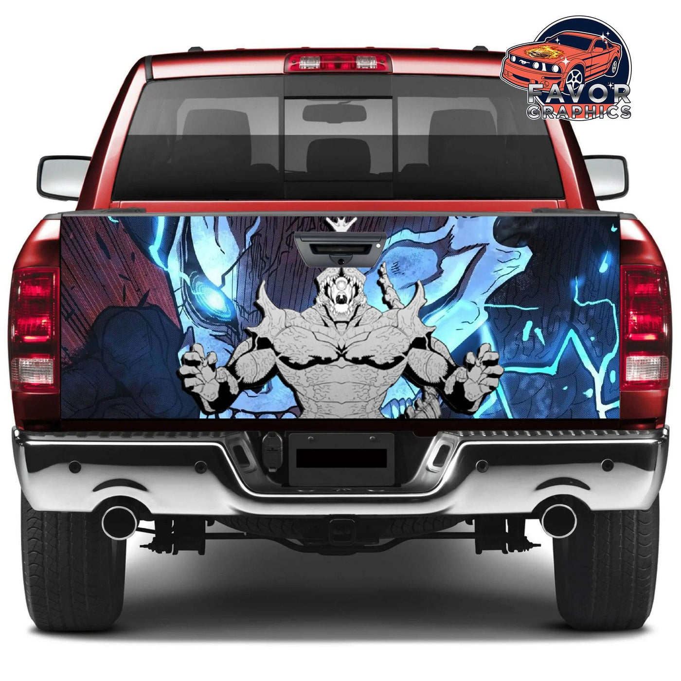 Kaiju No.8 Tailgate Wraps For Trucks SUV Vinyl Wrap