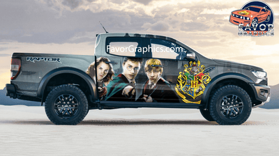 Harry Potter Itasha Full Car Vinyl Wrap Decal Sticker