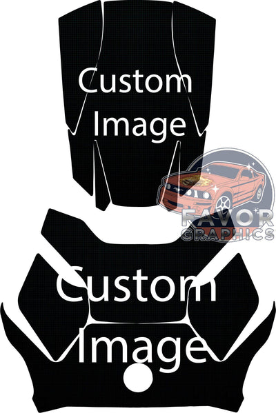 Custom Image Hood Deck and Frunk Vinyl Wrap for Can Am Ryker 600 900 2018-2023
