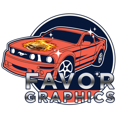 Custom Two-Sided and Hood Car Wrap Vinyl Decal Sticker