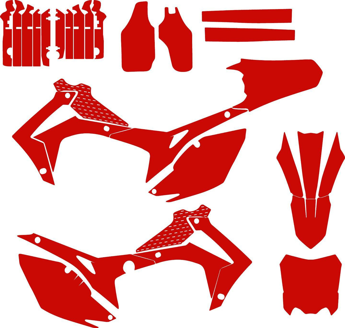 Personalized Graphics Kit Decal Wrap For Honda CRF250 14-17