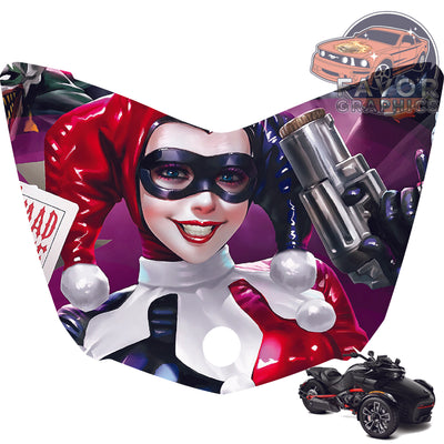 Harley Quinn Vinyl Hood Wrap Decal Sticker Can Am Spyder F3