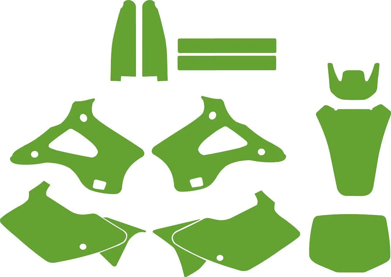 Graphic Kit 1994-1998 Kawasaki KX125 250 KX250 125 Chevy Decals graphic Graphic Kit 1994-1998 Kawasaki KX125 250 KX250 125 Chevy Decals graphic
