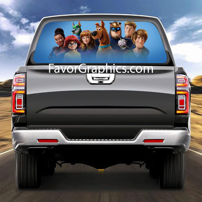 Scooby Doo Rear Window Perforated Graphic Vinyl Decal Cars Trucks