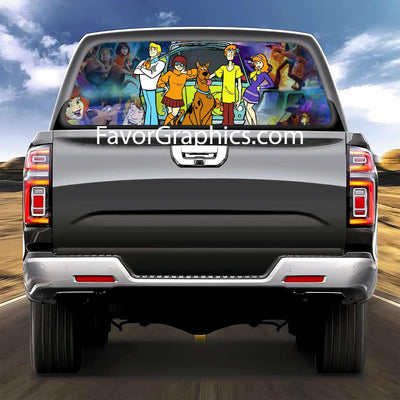 Scooby Doo Rear Window Perforated Graphic Vinyl Decal Cars Trucks