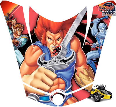 Thundercats Hood Vinyl Wrap Decal Sticker For Can-am Spyder RS GS