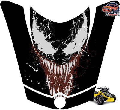 Venom Hood Vinyl Wrap Decal Sticker For Can-am Spyder RS GS