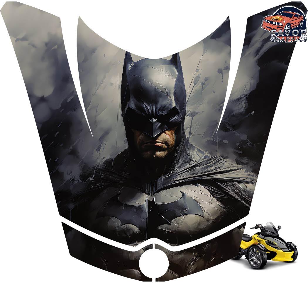 Batman Hood Vinyl Wrap Decal Sticker For Can-am Spyder RS GS