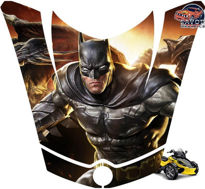 Batman Hood Vinyl Wrap Decal Sticker For Can-am Spyder RS GS