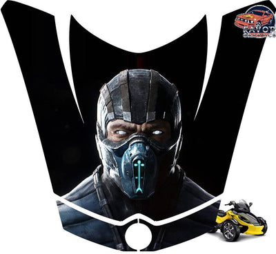 Sub Zero Hood Vinyl Wrap Decal Sticker For Can-am Spyder RS GS