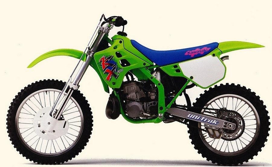 Personalized Graphics Kit Decal Wrap For Kawasaki KX 125-250 90-91