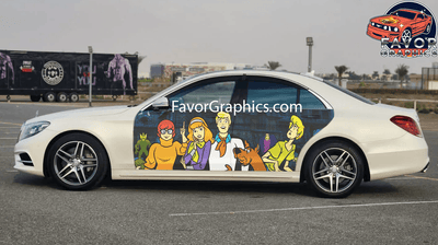 Scooby Doo Car Door Vinyl Wrap Decal Sticker