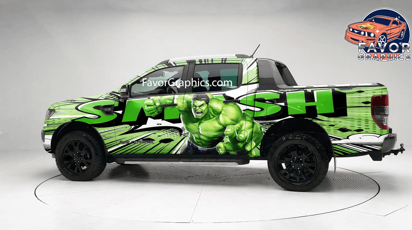 Hulk Itasha Full Car Vinyl Wrap Decal Sticker