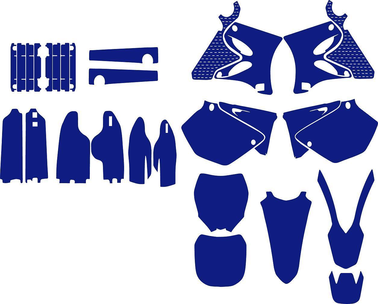 Personalized Graphics Kit Decal Wrap For Yamaha YZ125-250 02-14