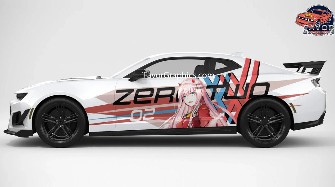 Zero Two Itasha Full Car Vinyl Wrap Decal Sticker – Favor Graphics