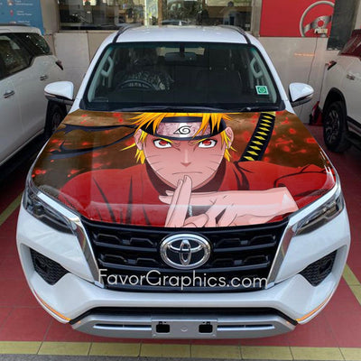 Uzumaki Naruto Decal Sticker Itasha Vinyl Hood Wrap For Car