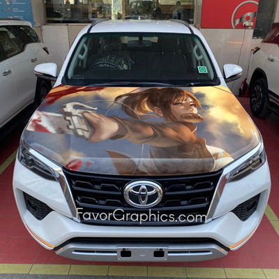 Sasha Blouse Attack on Titan Itasha Car Vinyl Hood Wrap Decal Sticker