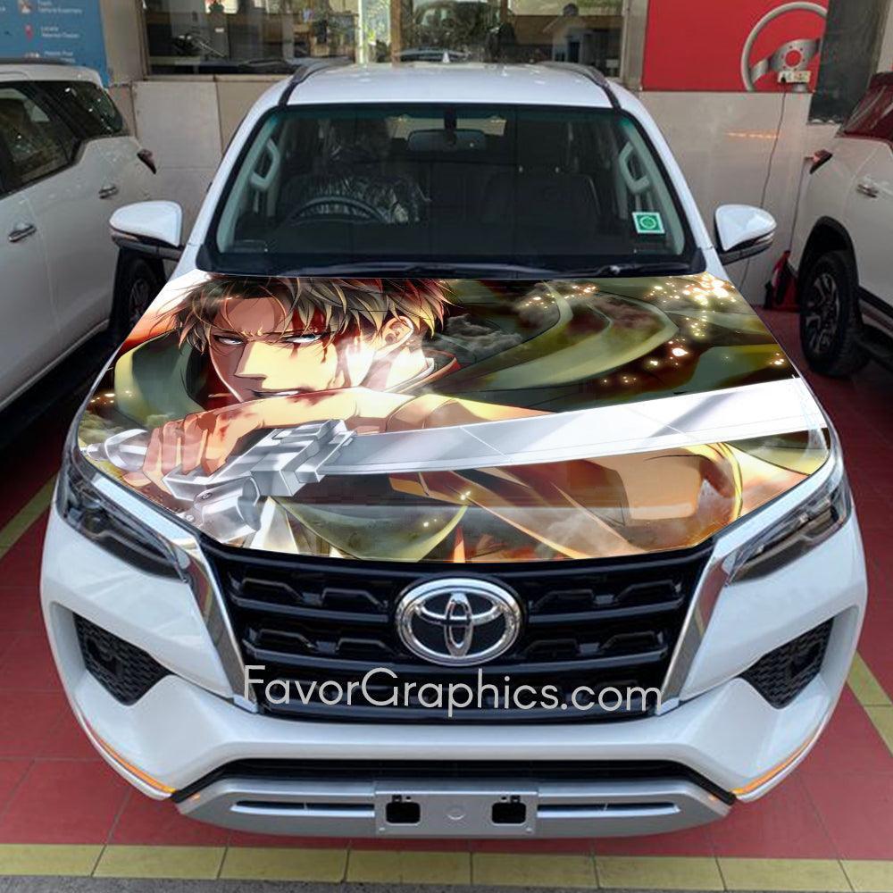 Levi Ackerman Attack On Titan Car Decal Sticker Itasha Vinyl Hood Wrap