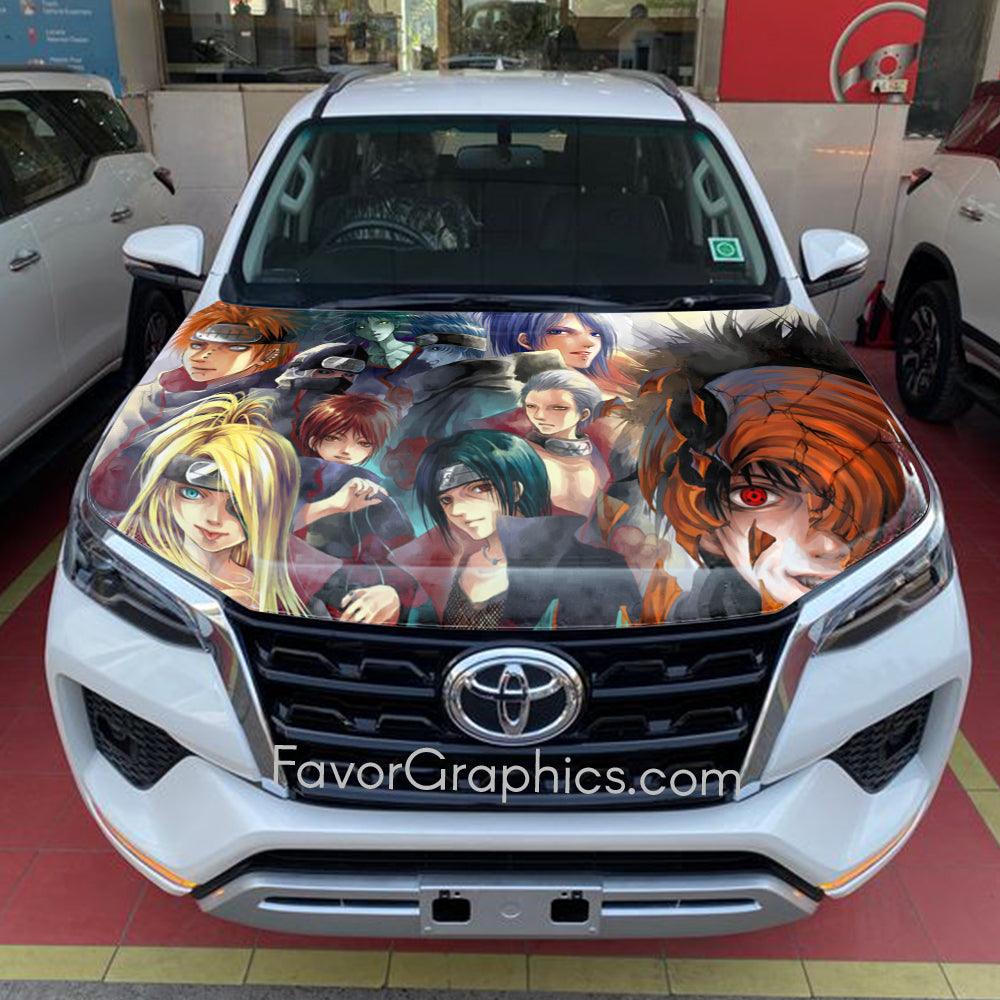 Akatsuki Naruto Decal Sticker Itasha Vinyl Hood Wrap For Car