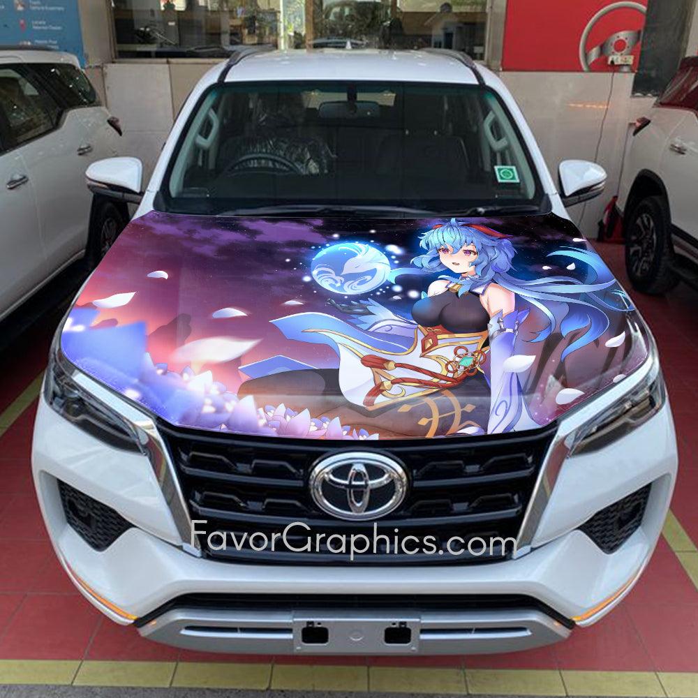 Ganyu Genshin Impact Itasha Car Vinyl Hood Wrap Decal Sticker