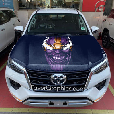 Thanos Itasha Car Vinyl Hood Wrap Decal Sticker