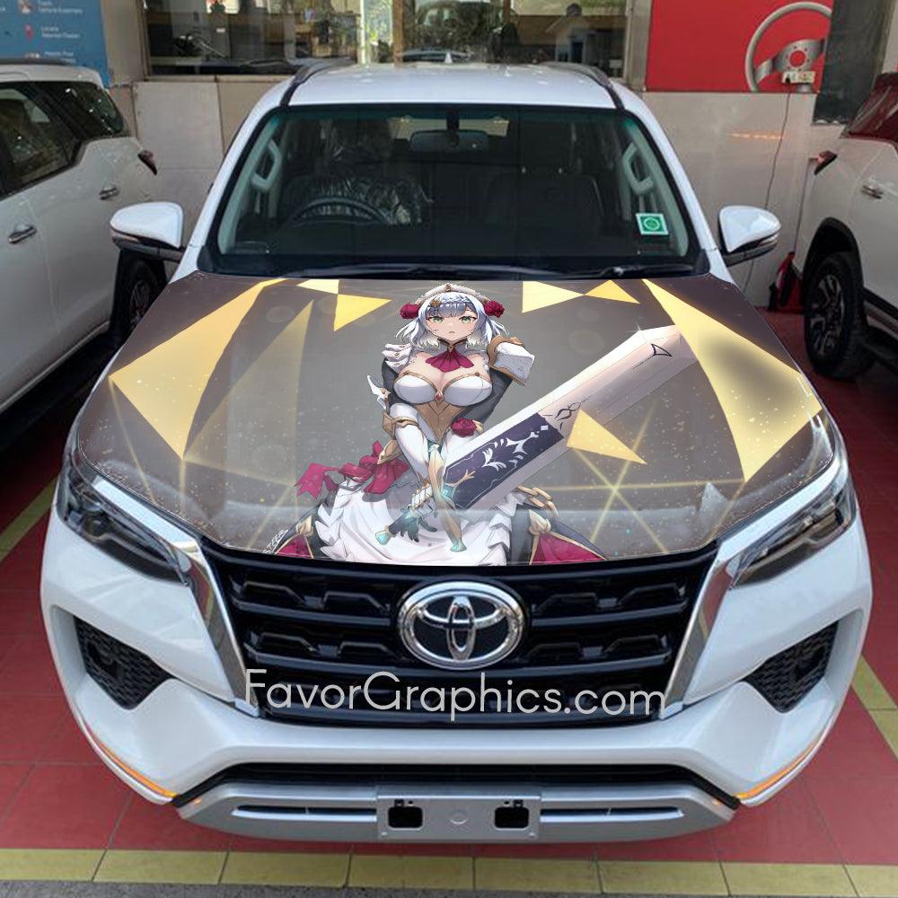 Noelle Genshin Impact Itasha Car Vinyl Hood Wrap Decal Sticker