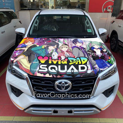 Vivid BAD SQUAD Itasha Car Vinyl Hood Wrap Decal Sticker