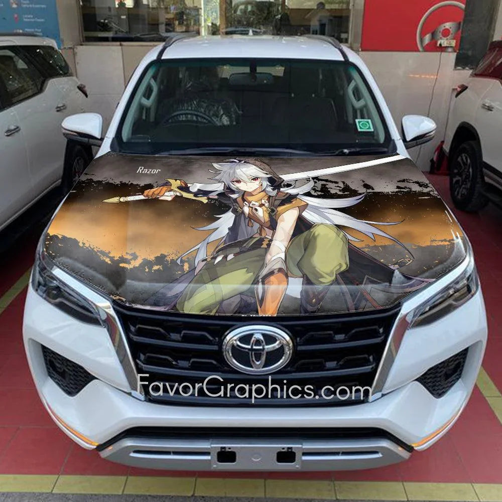 Razor Genshin Impact Itasha Car Vinyl Hood Wrap Decal Sticker – Favor ...