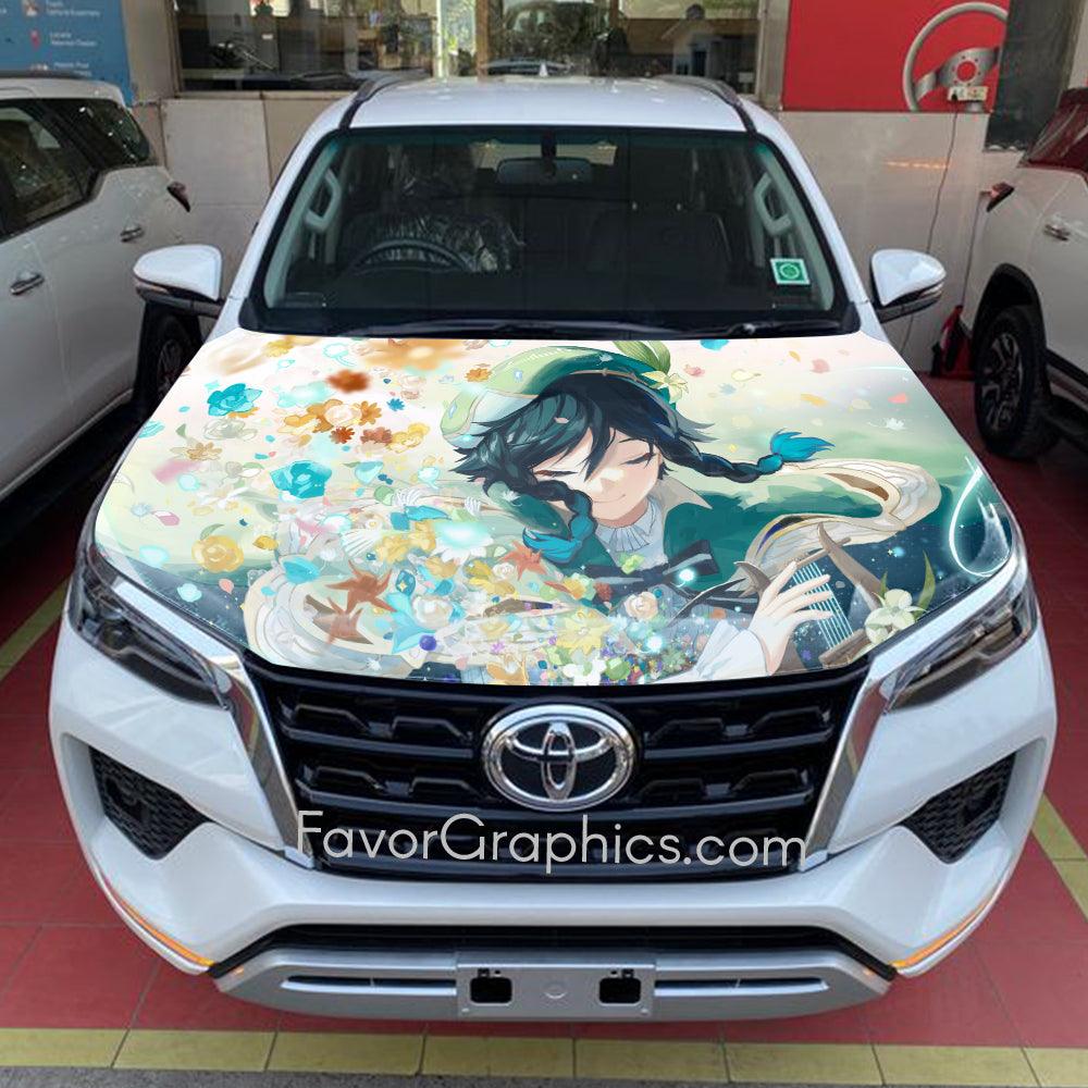 Venti Genshin Impact Itasha Car Vinyl Hood Wrap Decal Sticker