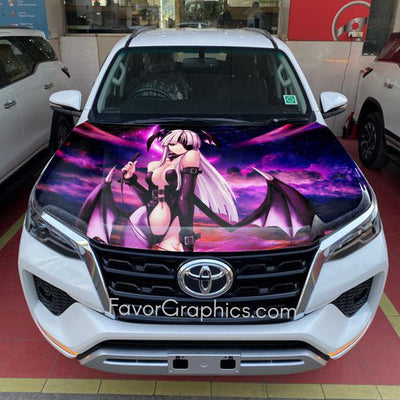 Succubus Itasha Car Vinyl Hood Wrap Decal Sticker