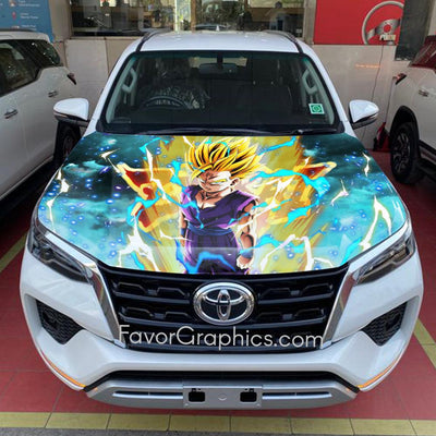 Gohan Dragon Ball Itasha Car Vinyl Hood Wrap Decal Sticker