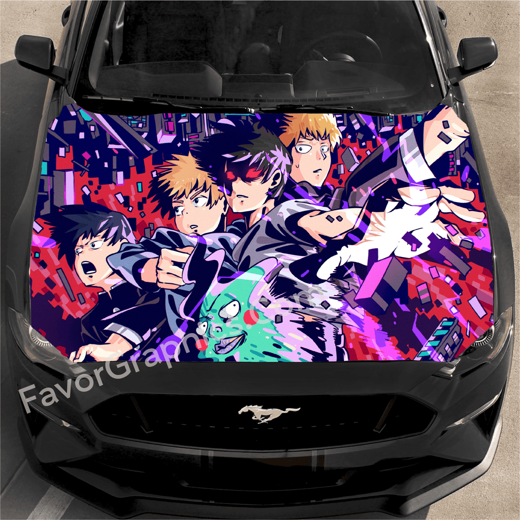 Mob Psycho 100 Car Decal Sticker Vinyl Hood Wrap – Favor Graphics