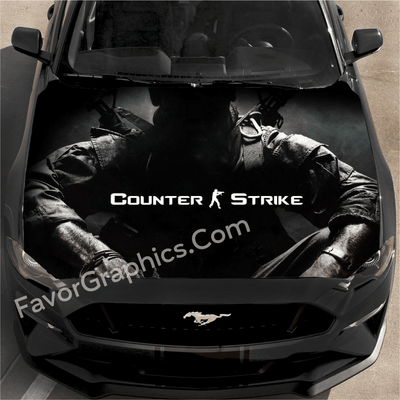 Counter Strike Car Decal Sticker Vinyl Hood Wrap