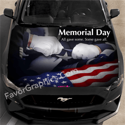 Memorial Day Car Decal Sticker Vinyl Hood Wrap