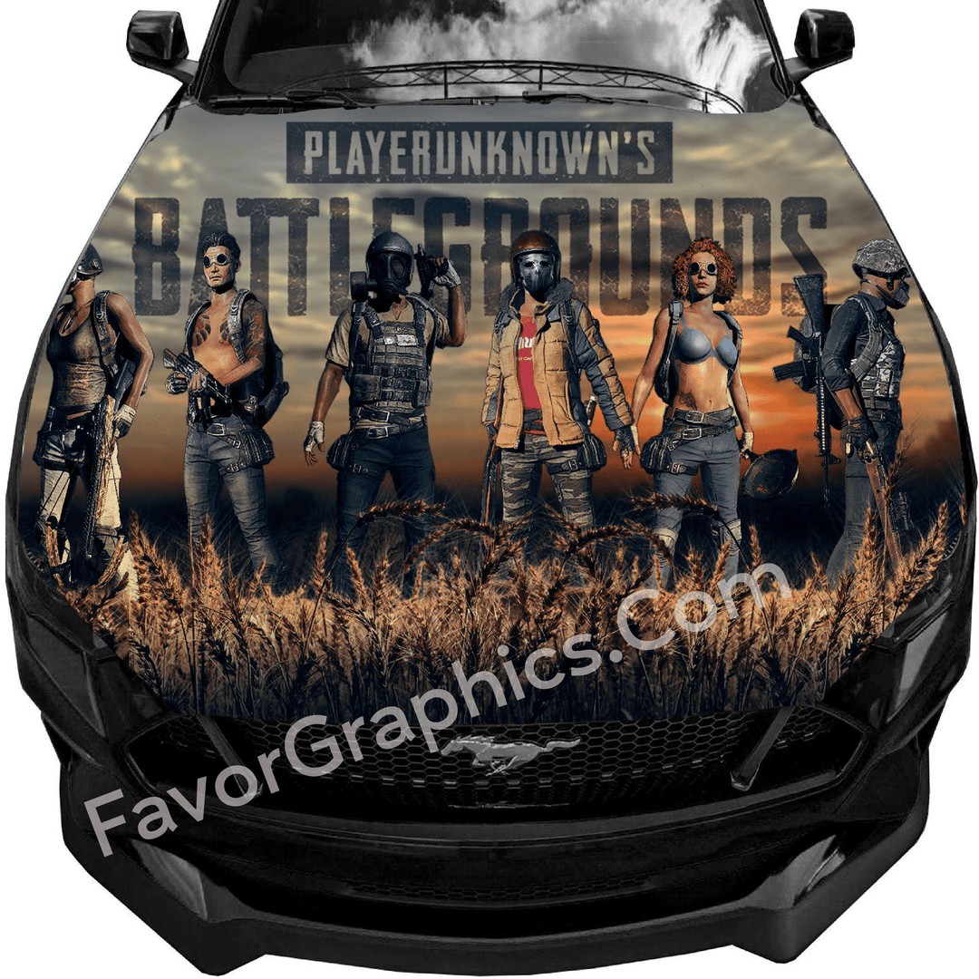 PUBG Car Decal Sticker Vinyl Hood Wrap