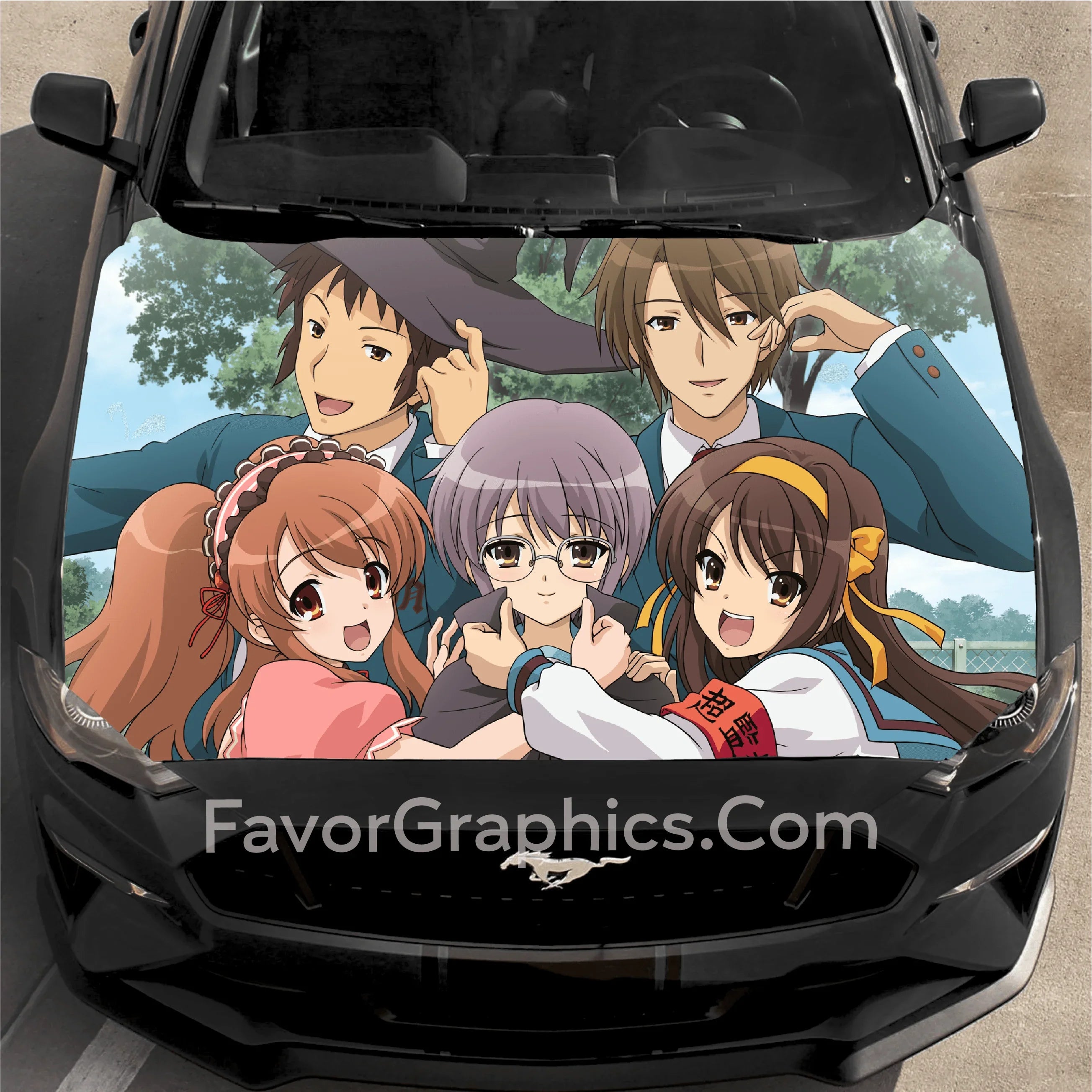 Haruhi Suzumiya Car Decal Sticker Vinyl Hood Wrap – Favor Graphics