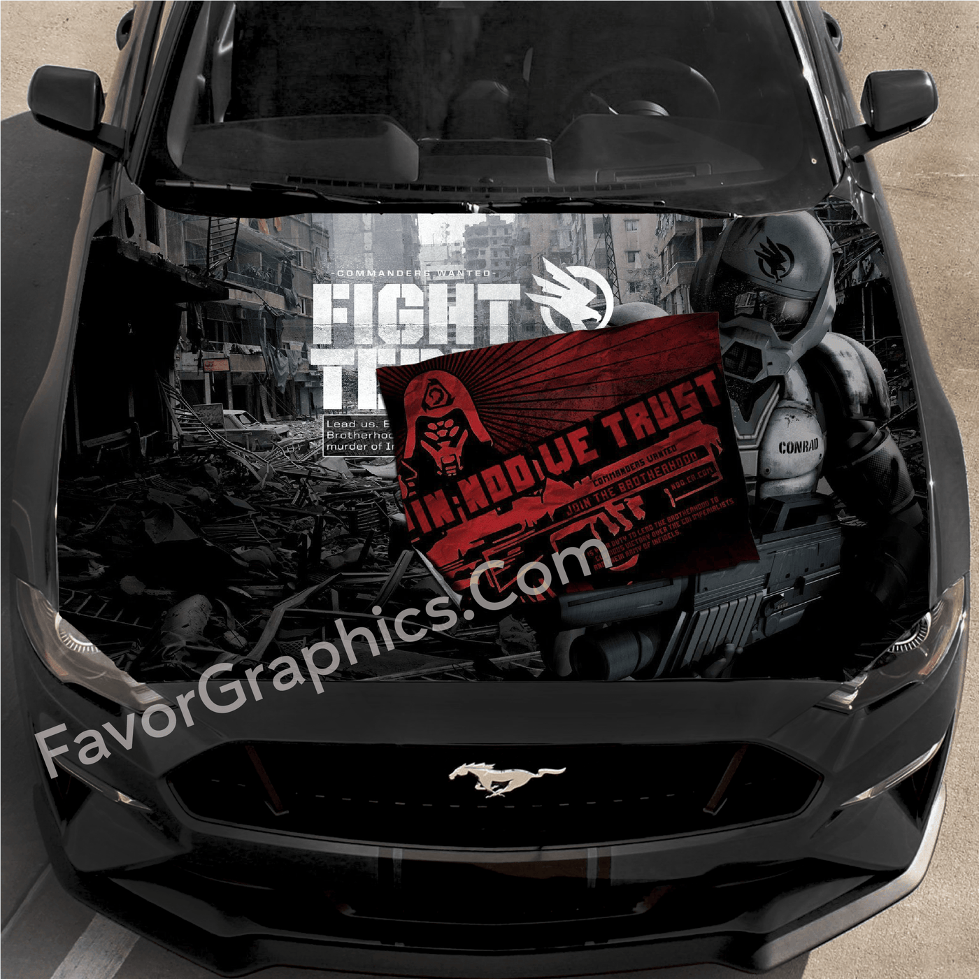 Command And Conquer Car Decal Sticker Vinyl Hood Wrap