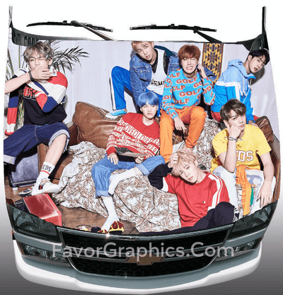BTS Car Decal Sticker Vinyl Hood Wrap