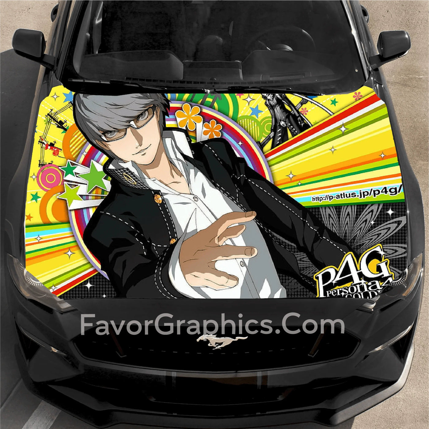 Yu Car Sticker Persona 4 Golden Yu Narukami Car Decal Sticker Vinyl Hood Wrap – Favor ...