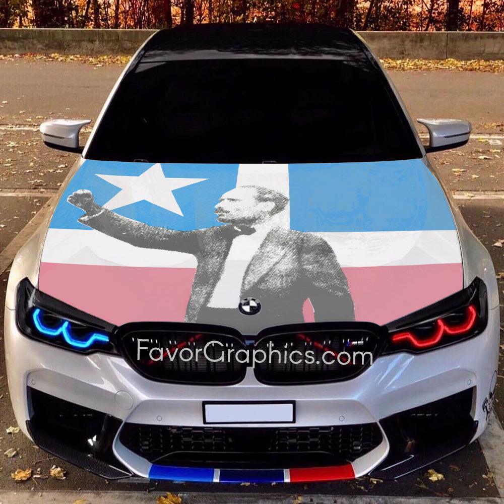 Pedro Albizu Campos Puerto Rican flag Car Decal Vinyl Hood Wrap