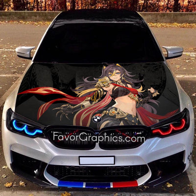 Dehya Genshin Impact Itasha Car Vinyl Hood Wrap Decal Sticker