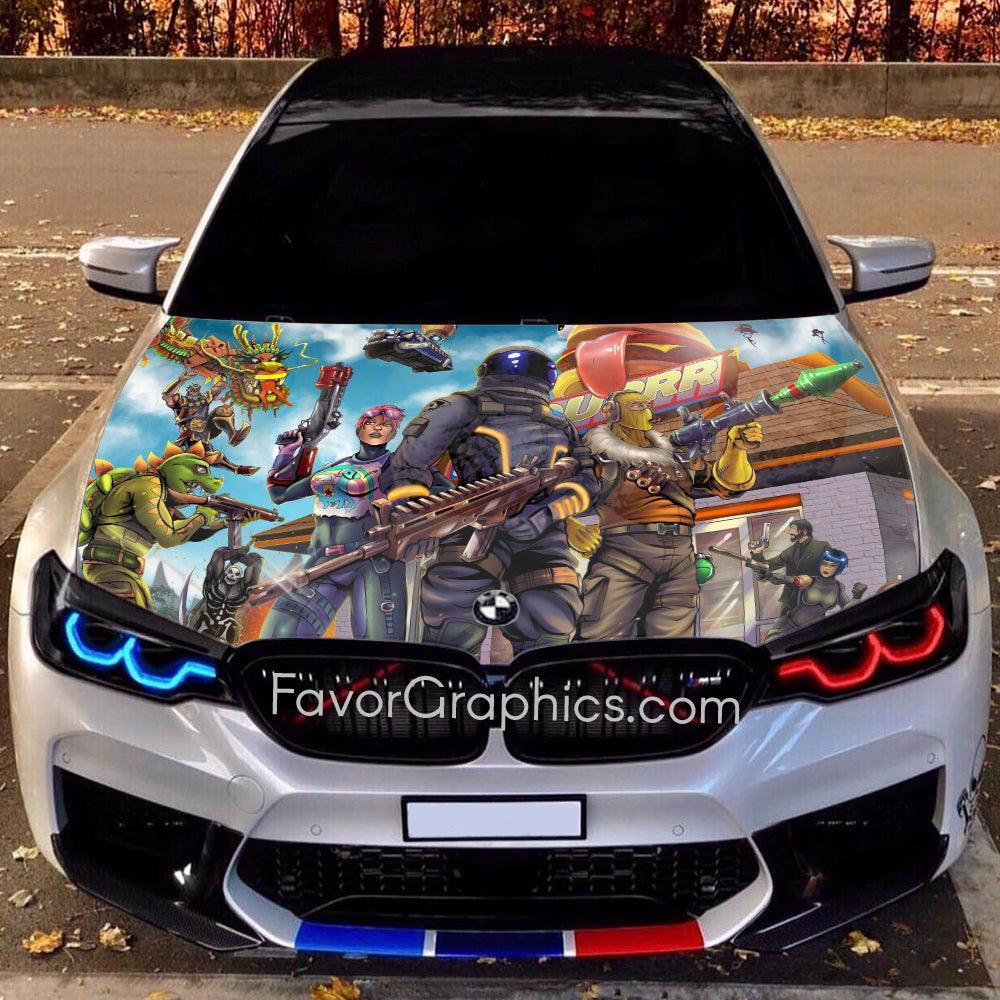 Fortnite Raptor Sticker Fortnite Battle Royale Car Decal Sticker Vinyl Hood Wrap β Favor Graphics