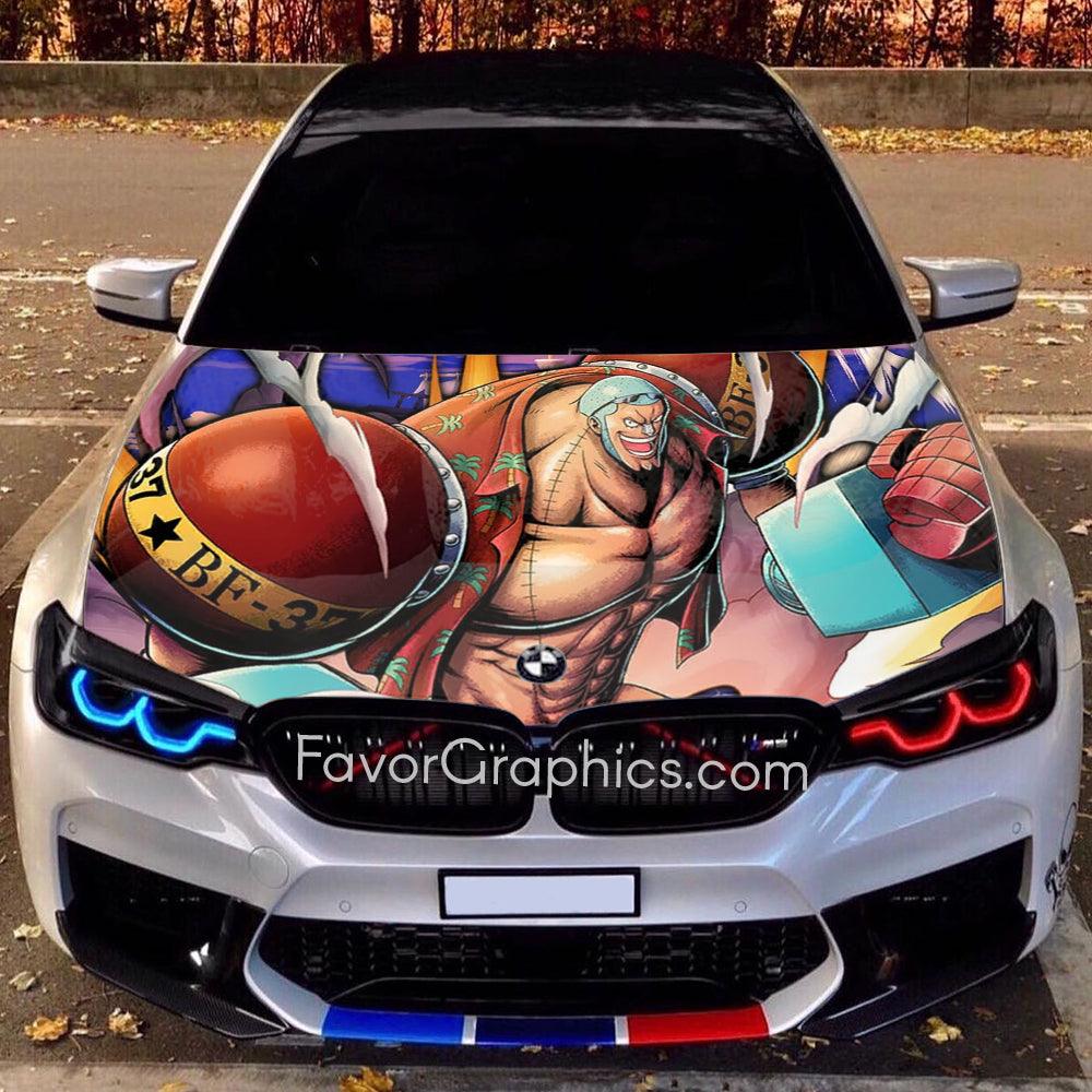 Franky One Piece Itasha Car Vinyl Hood Wrap Decal Sticker