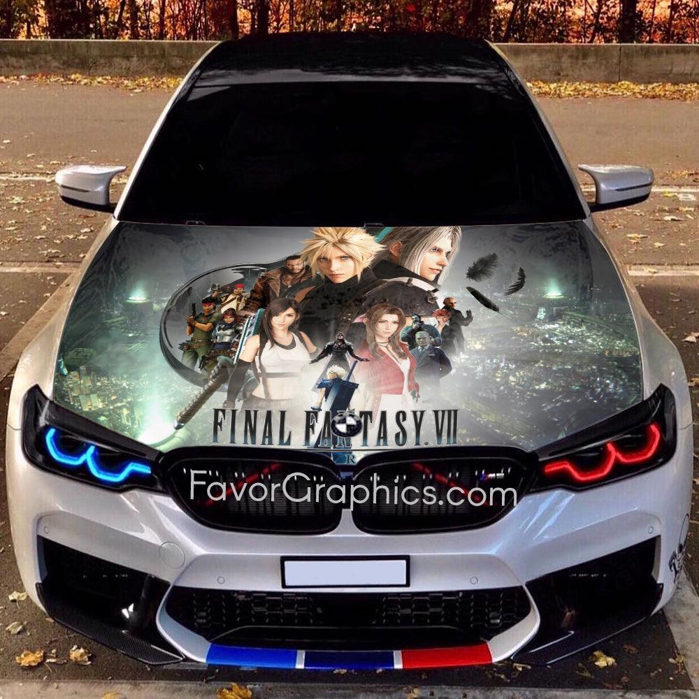 Final Fantasy Itasha Car Vinyl Hood Wrap Decal Sticker