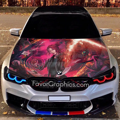 Jesse Faden Itasha Car Vinyl Hood Wrap Decal Sticker